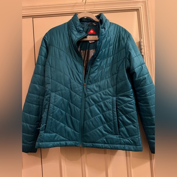 Columbia Jacket Teal color-Size Large - Picture 4 of 5